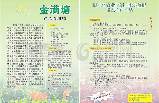 养鱼DM单图片
